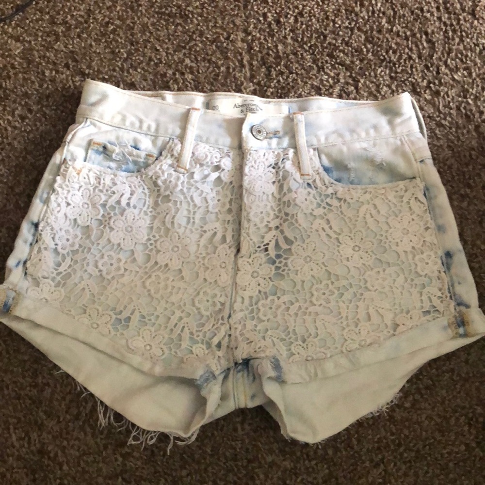 Denim shorts